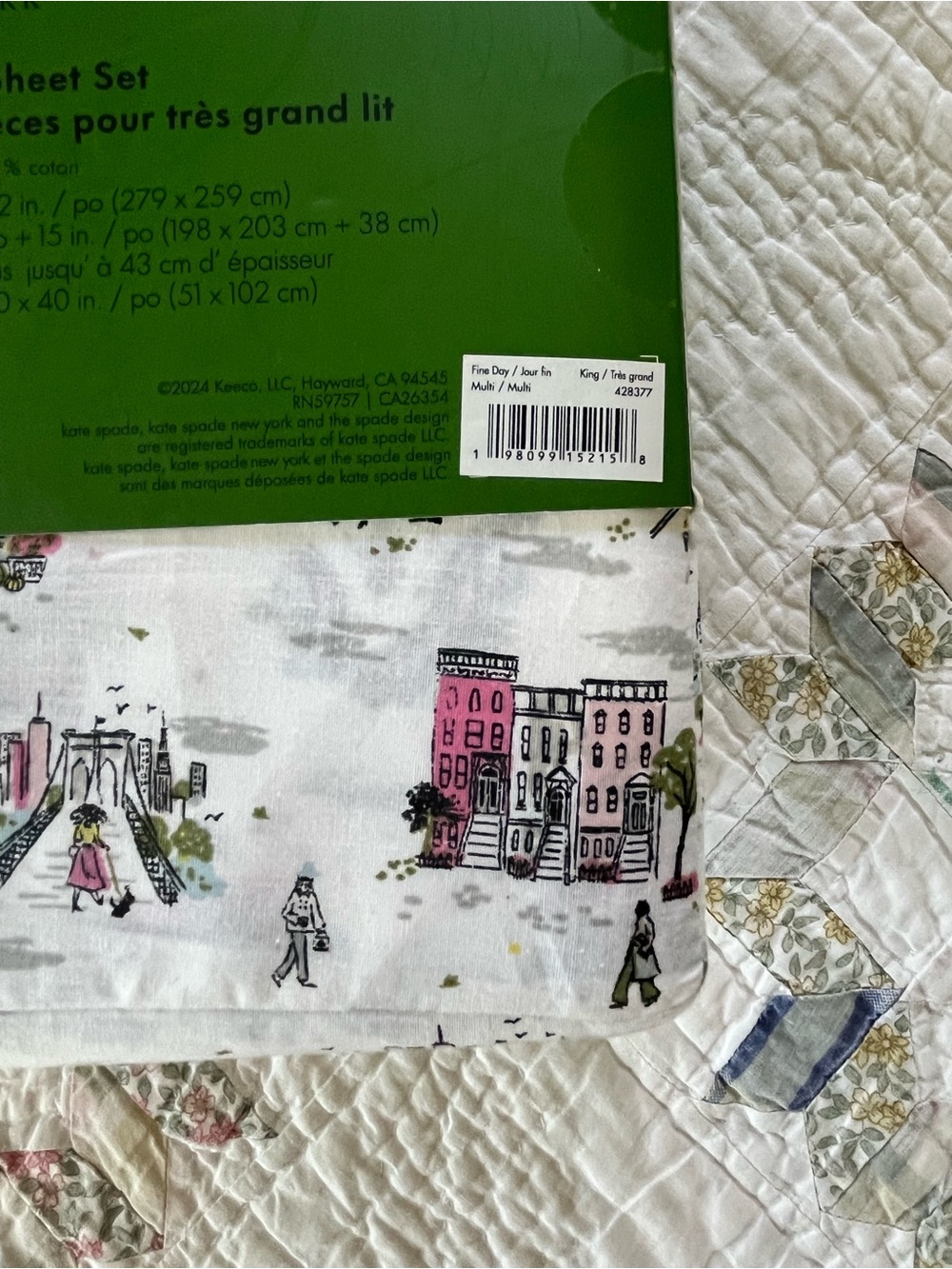 kate spade New York King Sheet Set - Picture 4 of 4